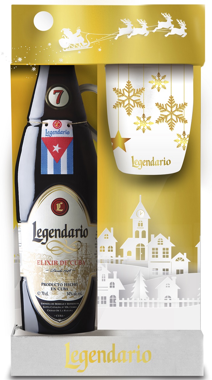 Legendario Elixir + hrnek 34% 0,7l (dárkové balení hrnek)