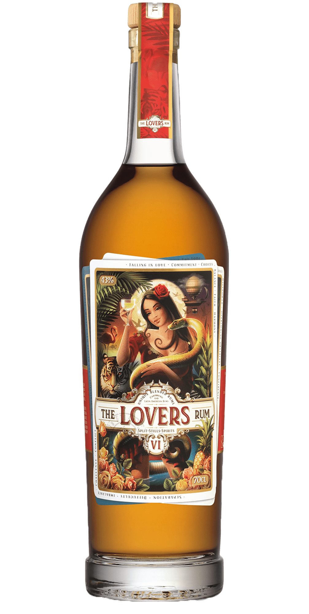 The Lovers rum 0,7L 43% (holá láhev)