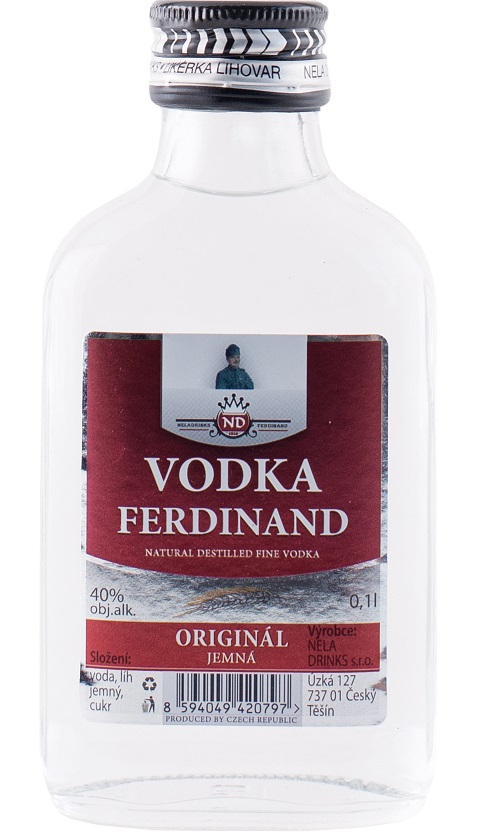 Vodka Ferdinand 40% 0,1l (holá láhev)