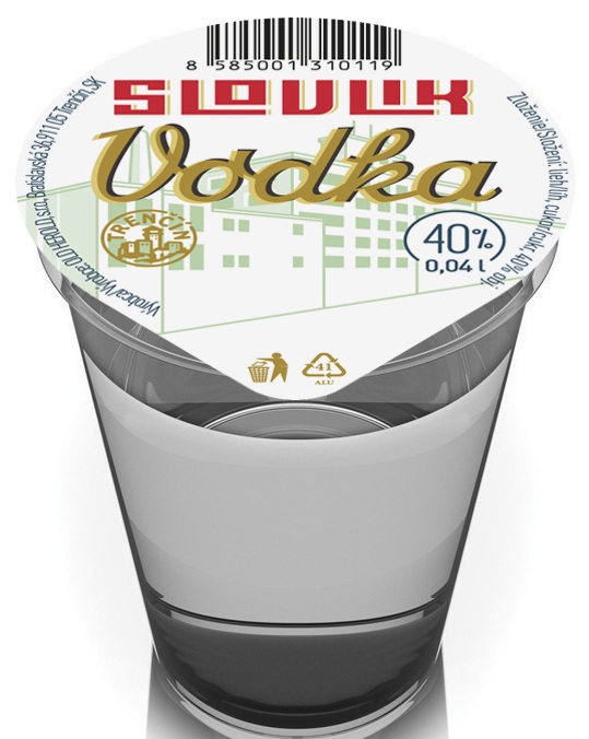 Vodka Old Herold Panák 40% 0,04l (holá láhev)