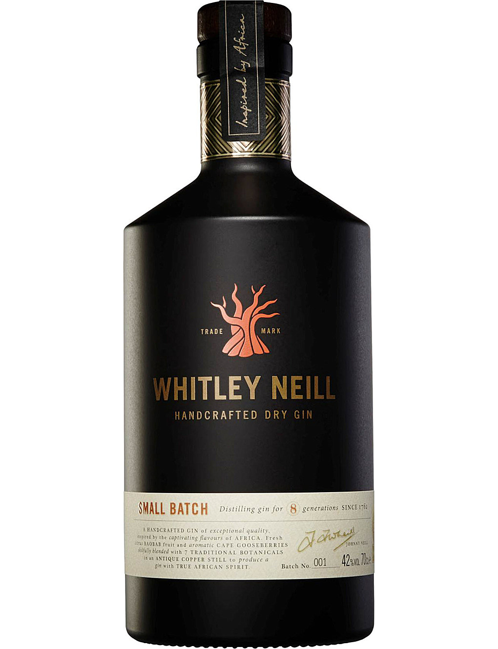 Gin Whitley Neill Original 43% 0,7l (holá láhev)