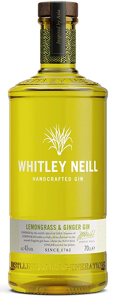 GIN WHITLEY NEILL lemongrass&ginger 43% 0,7l (holá láhev)