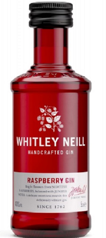 Whitley Neill Raspberry Gin 43% 0,05 l (holá láhev)