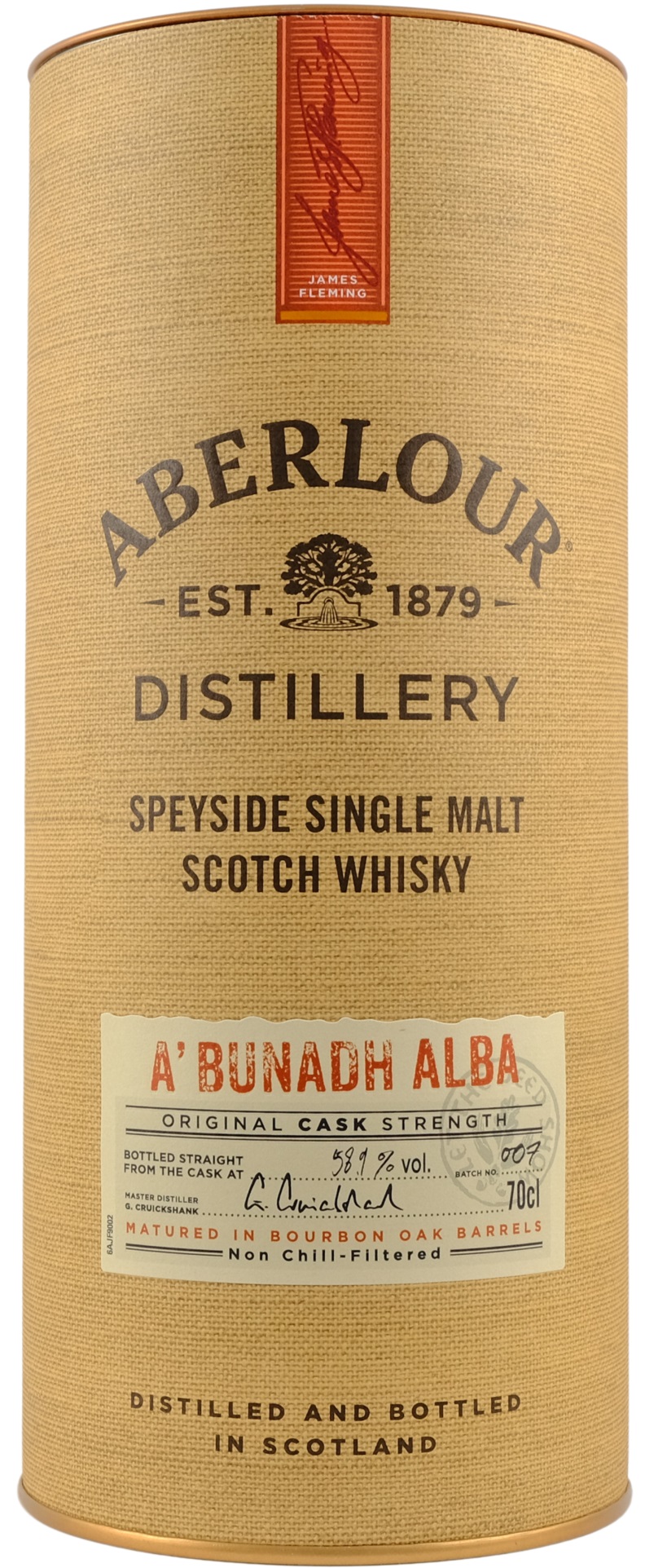 Aberlour A'bunadh Alba 0,7l 62,7% Batch 005