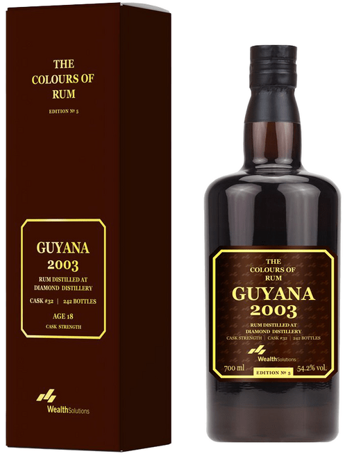 Colours of Rum Guyana 2003 Diamond 18yo Edition no.5 54,2% 0,7l (karton)