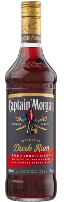 Captain Morgan Black Jamaica Rum 40% 0,7 l (holá láhev)