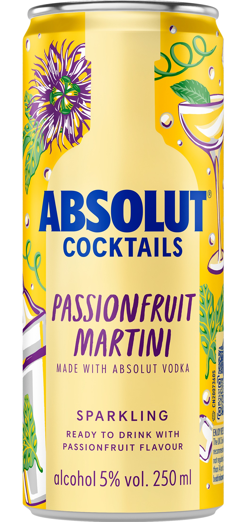 Absolut Passionfruit Martini RTD 5% 0,25l