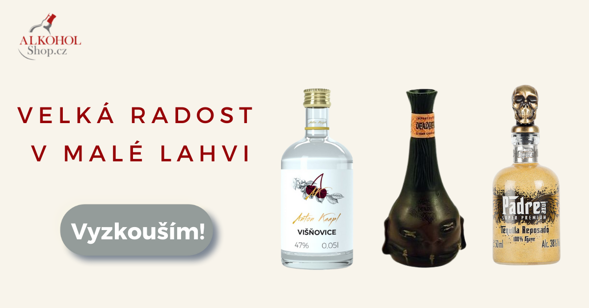 Mini lahvičky s alkoholem - velká radost v malém