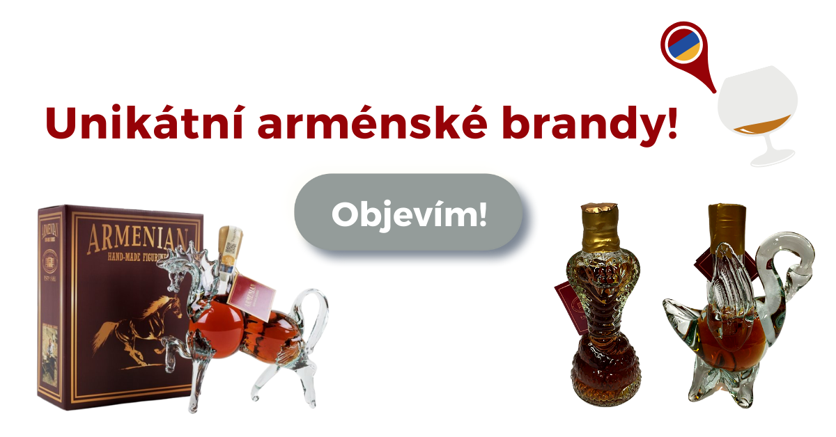 Arménská brandy v netradičních tvarech
