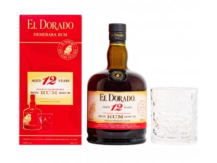 El Dorado Rum 12y glass