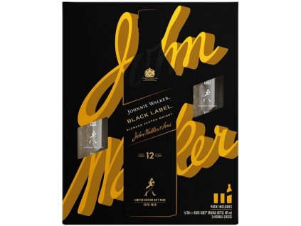 Johnnie Walker Black Label 12y + sklo