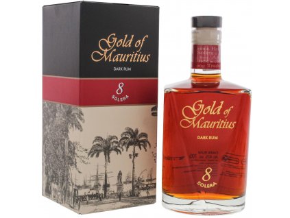 86307 gold of mauritius solera dark rum 8y 0 7l 40