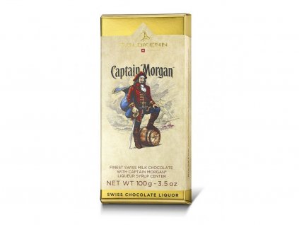 90555 mlecna cokolada plnena rumem captain morgan 100g