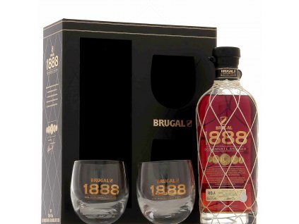 brugal 1888 2 glasses