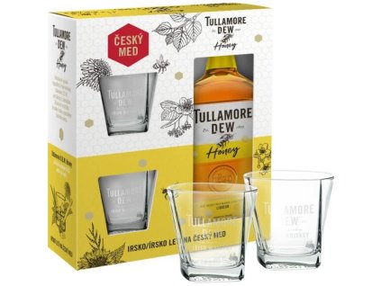 Tullamore Dew Honey 0,7l + 2 skleničky