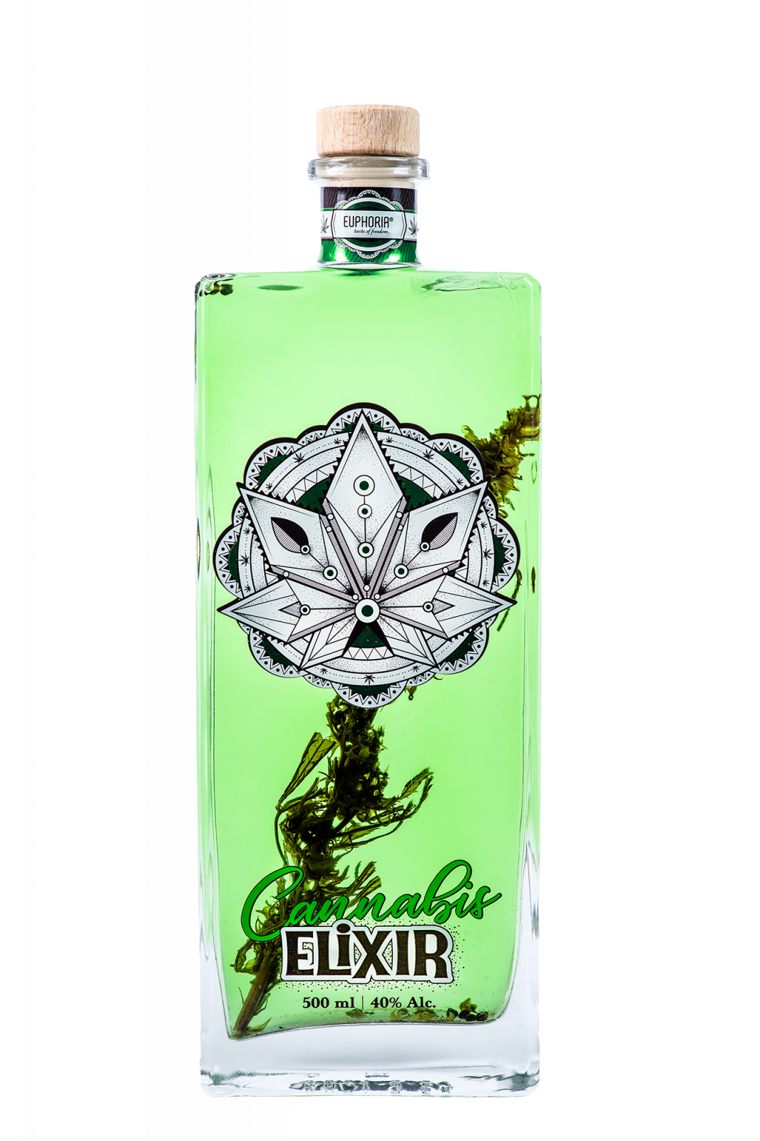 Cannabis Elixir 0,5l 40% (holá láhev)