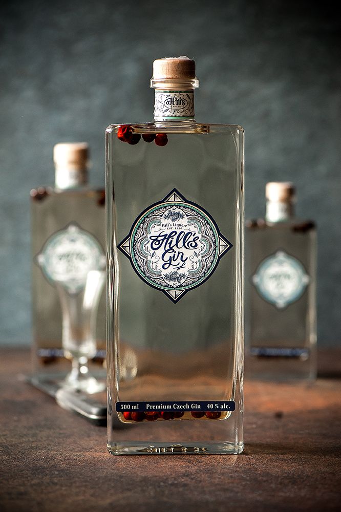 Gin Hill´s 0,1l 40% (holá láhev)