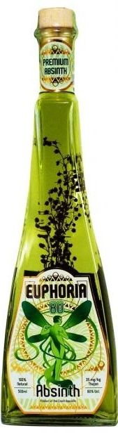 Euphoria 80 Absinth 0,2l 80% (holá láhev)