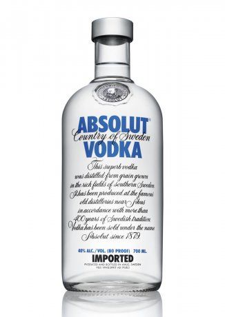 Absolut 1 l (holá láhev)