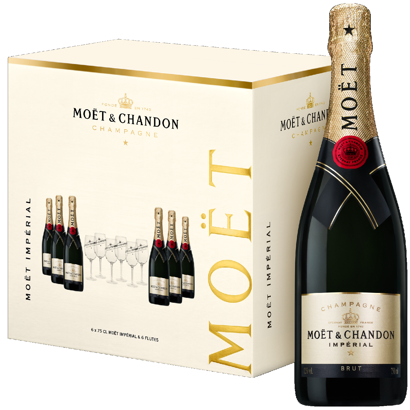 Moët & Chandon Impérial (set 6x 0,75l)