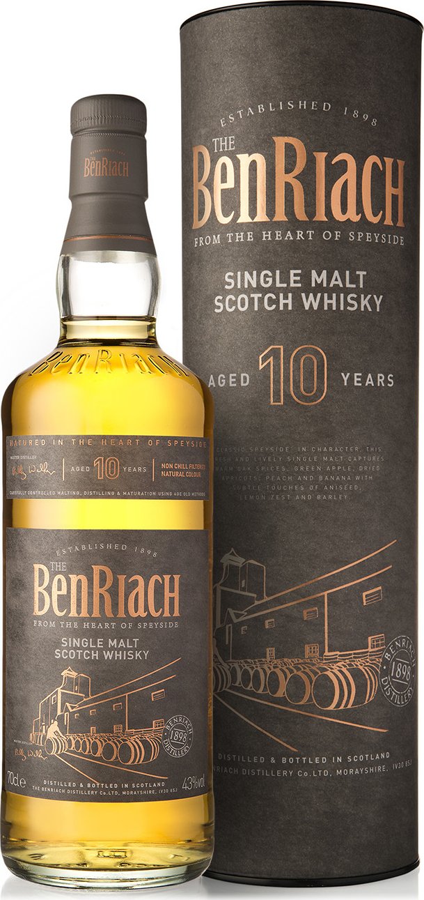 Ben Riach 10yo 43% 0,7l (Tuba)