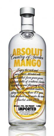Absolut Mango 1l 38% (holá láhev)