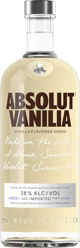 Absolut Vanilia 1l 38% (holá láhev)
