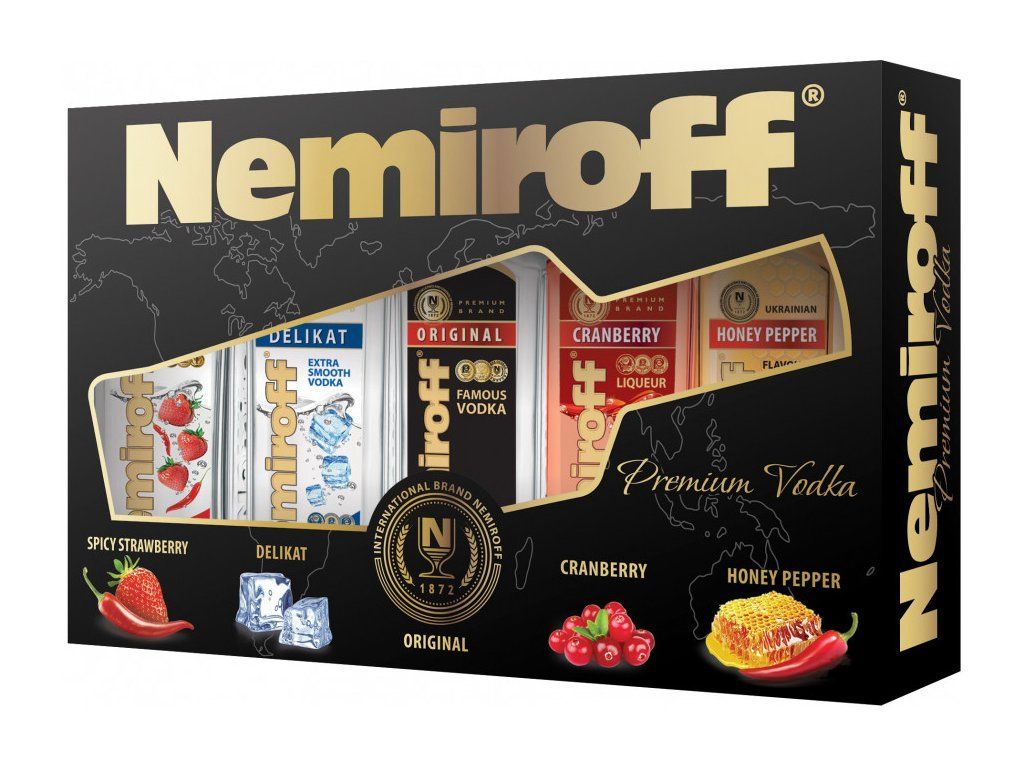 Nemiroff sada miniatur (set 5x 0,1l)