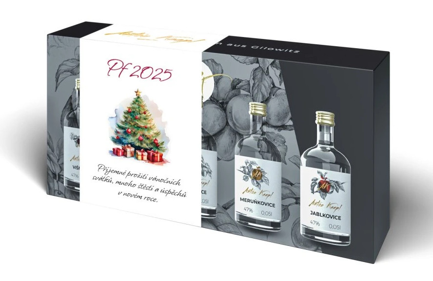 Anton Kaapl miniset Luxus 47% VÁNOČNÍ EDICE (set 5x 0,05l)