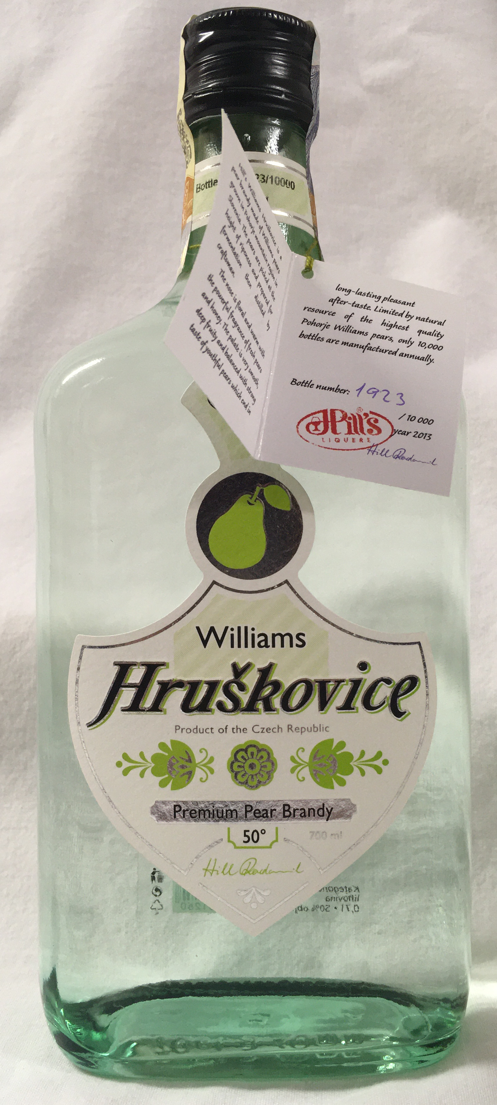 Hill´s Williams Hruškovice 0,7l 50% (holá láhev)