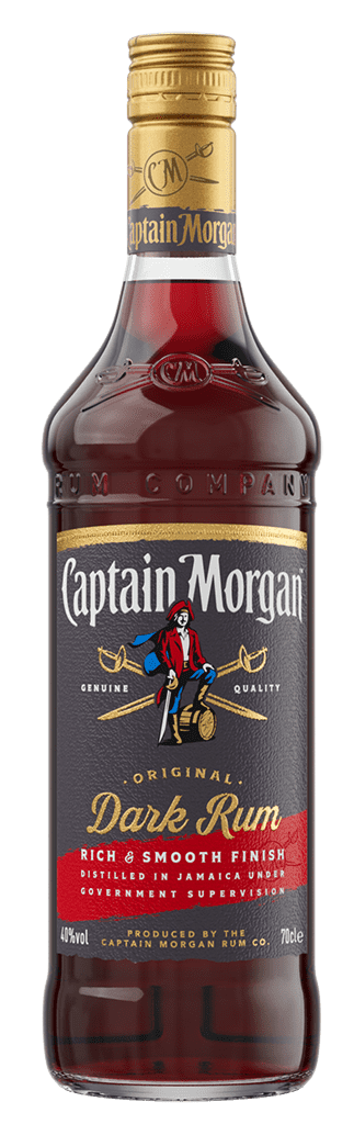Captain Morgan Dark 0,7l 40% (holá láhev)