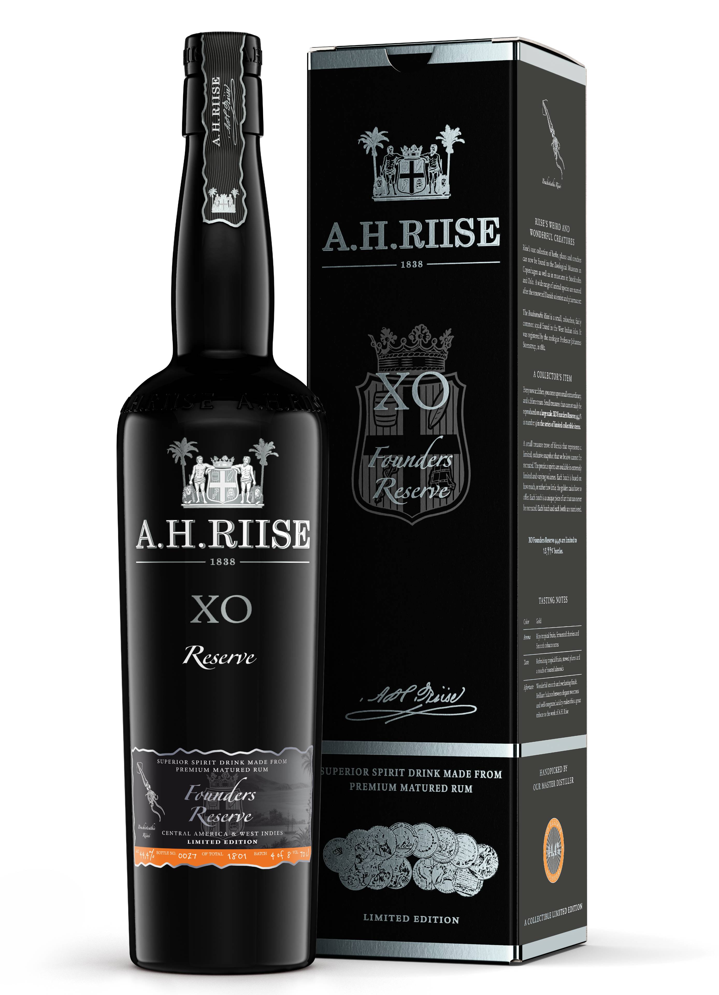 A.H.Riise XO Founders Reserve V 0,7l 44,4% (karton)
