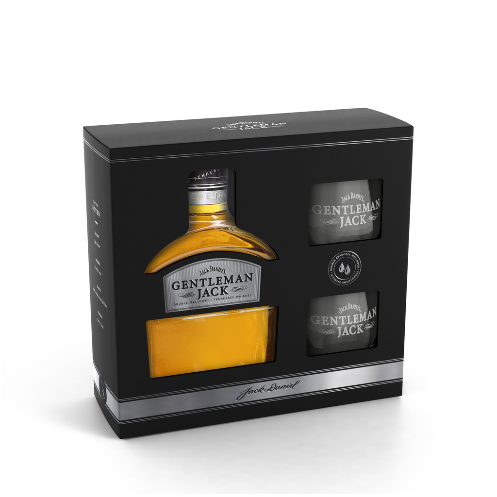 Jack Daniel´s Gentleman Jack 0,7l 40% (dárkové balení 2 skleničky)