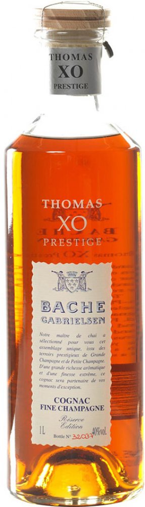 Bache Gabrielsen XO Fine Champagne 1l 40% (holá láhev)