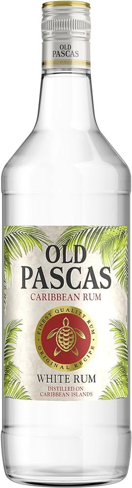 Old Pascas White Rum 1l 37,5% (holá láhev)