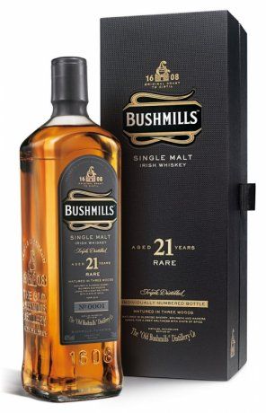 Bushmills 21y 0,7l 40% (kazeta)