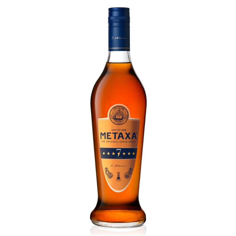 Brandy Metaxa 7* 0,7 l (holá láhev)