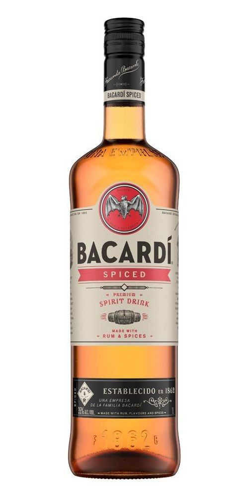 Bacardi Spiced 0,7l 35% + sklenička