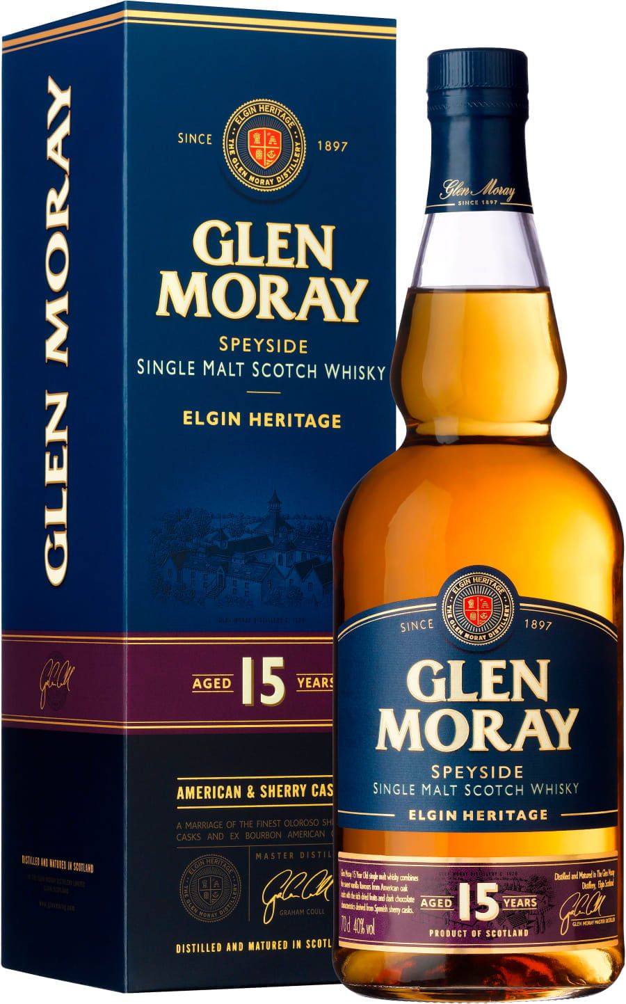 Glen Moray 15y 0,7l 40% (karton)