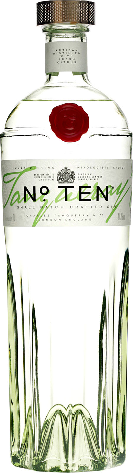 Tanqueray no 10 London Dry Gin 47,3% 1 l (holá láhev)