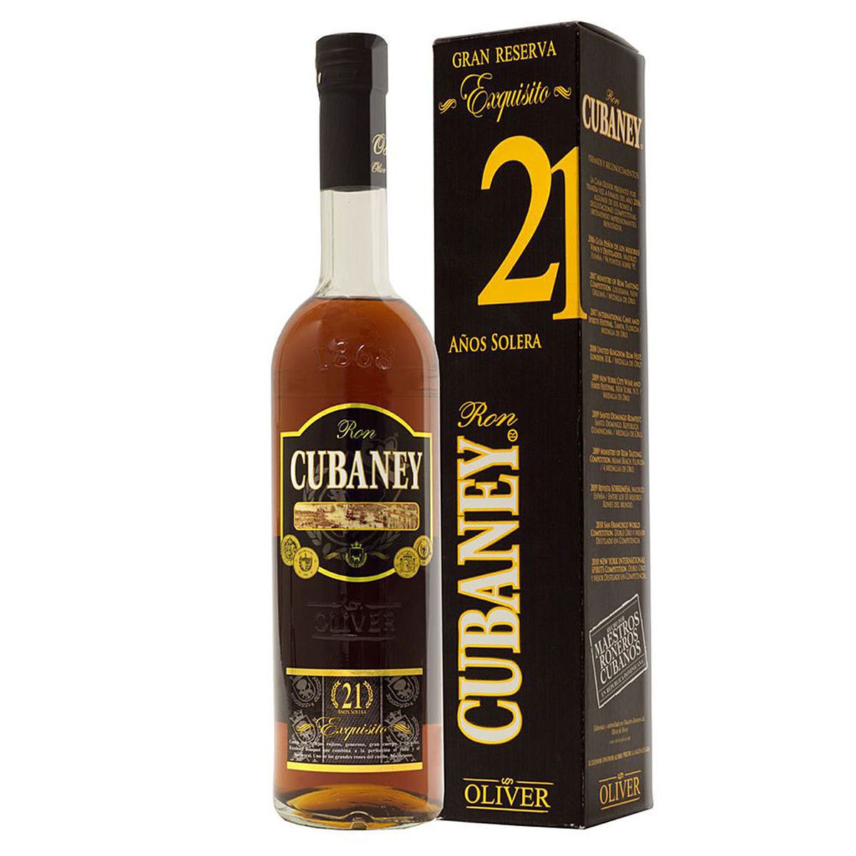 Cubaney Exquisito 21y 0,7l 38% (karton)