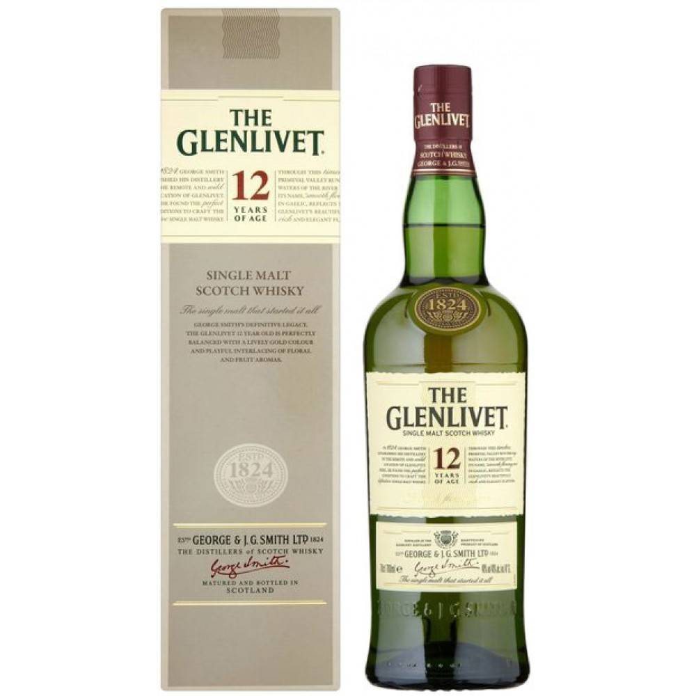 Glenlivet 12y 0,7l 40% (karton)