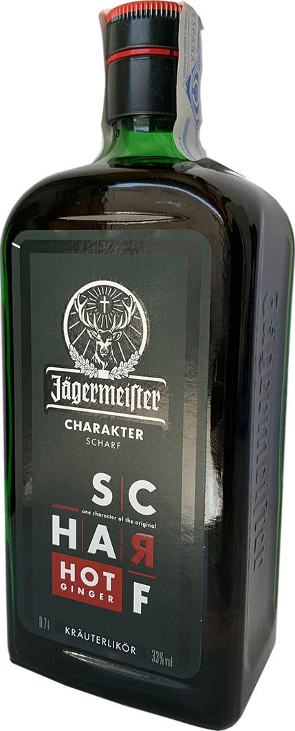 Jägermeister Scharf 0,7l 33% (holá láhev)