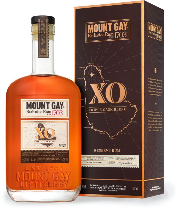 Mount Gay 1703 XO Triple Cask 0,7l 43% (karton)