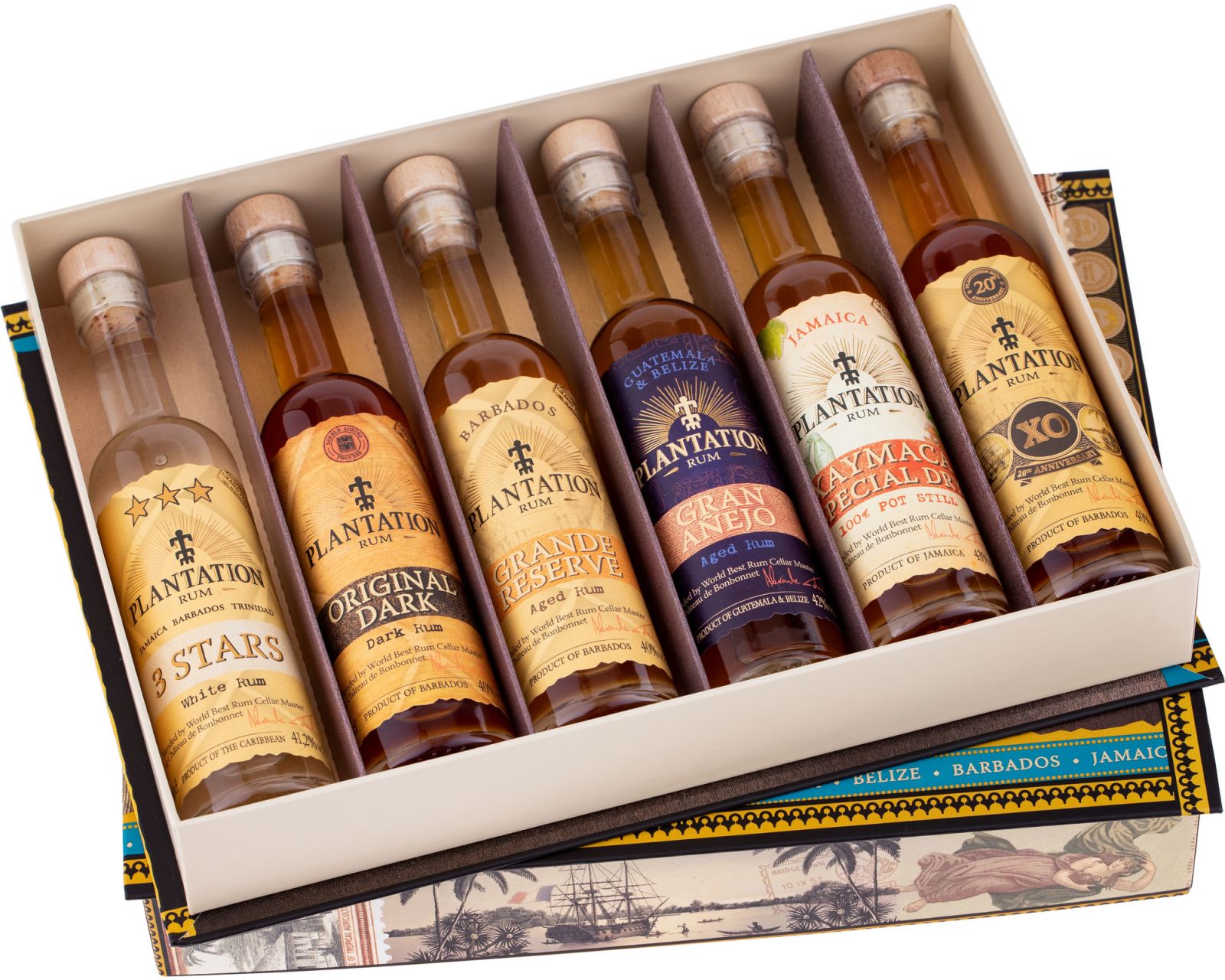 Plantation Cigar Box Set 41,2% 6 x 0,1L