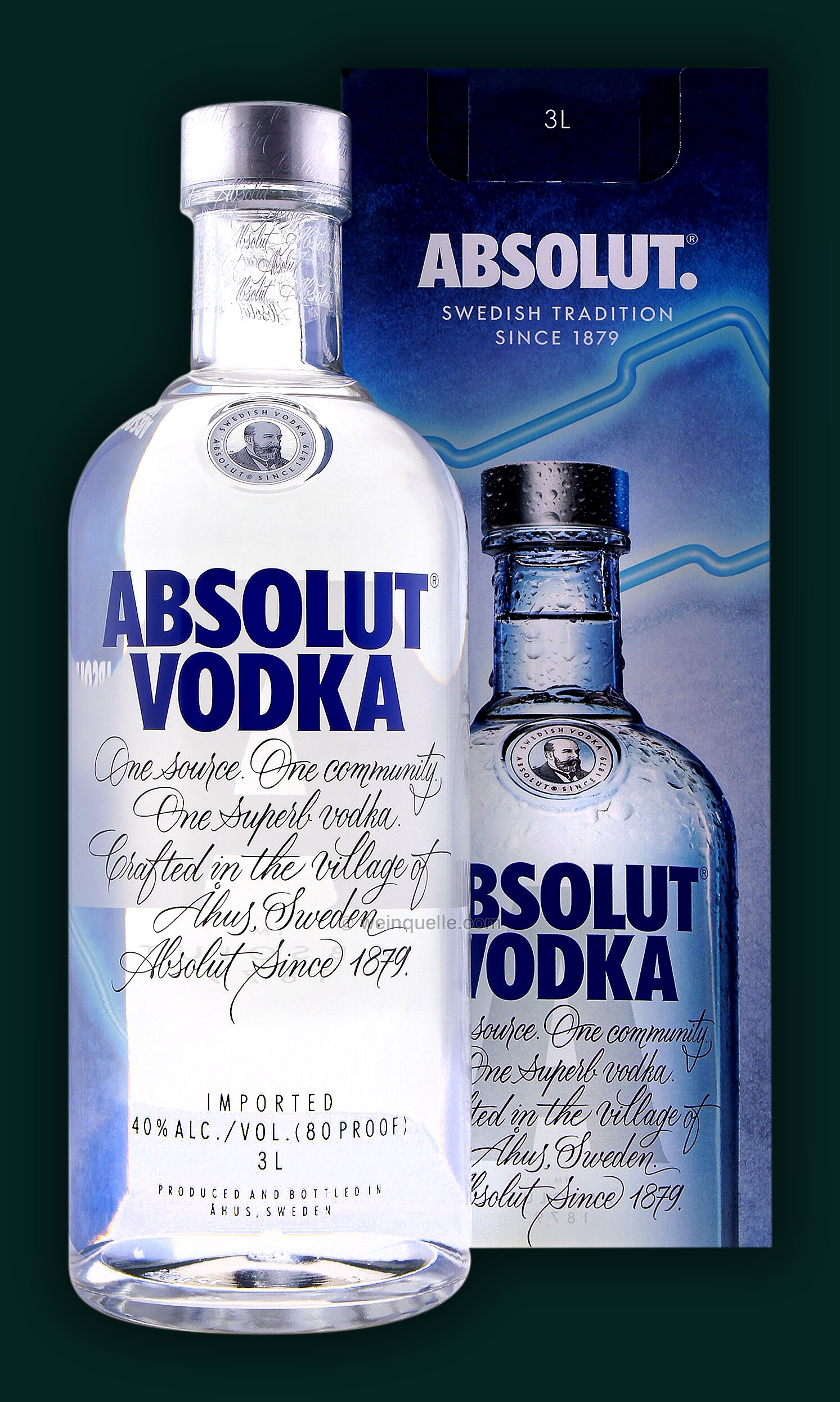 Absolut 3 l (holá láhev)