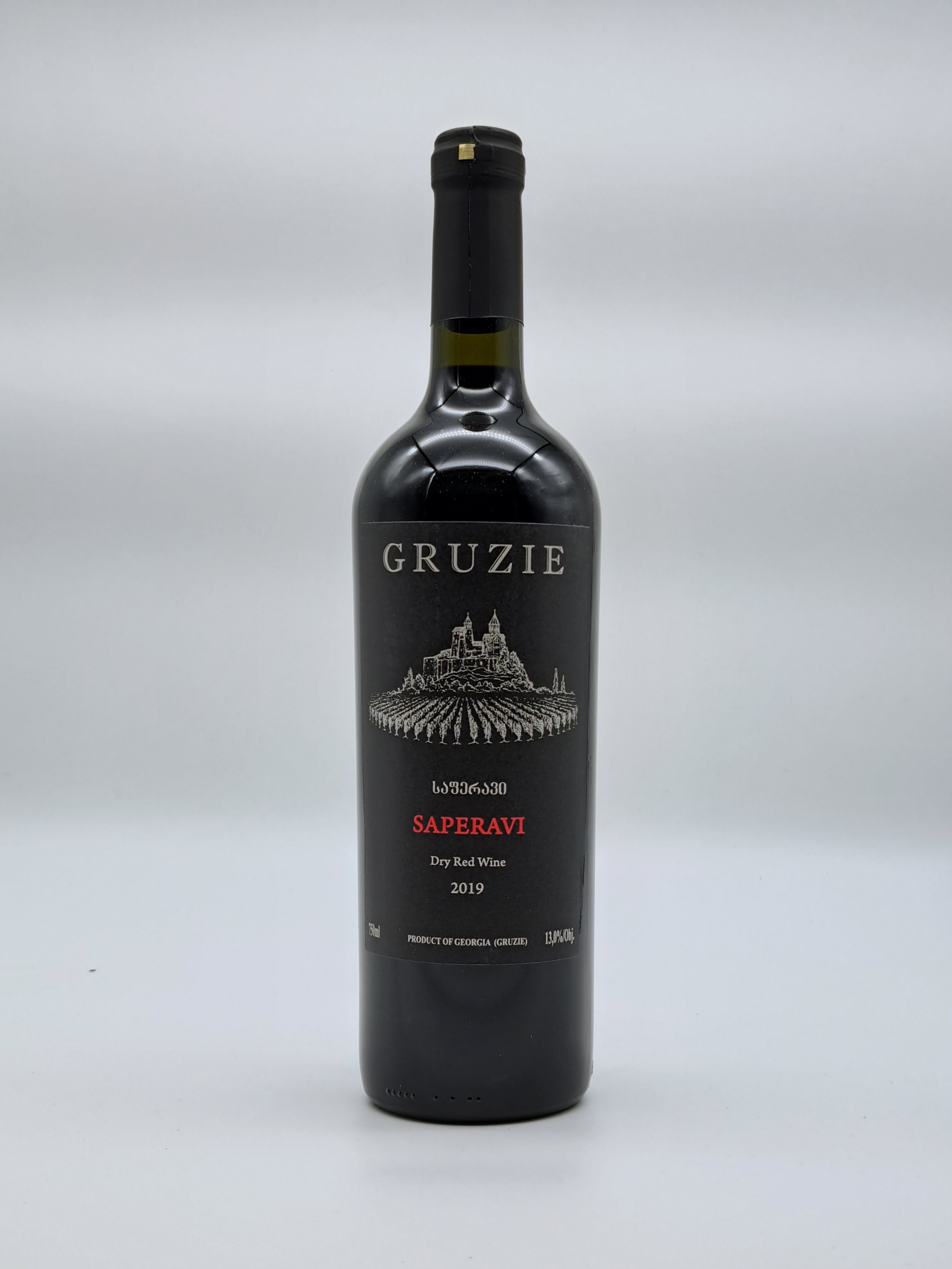 Gruzie Saperavi Dry Red Wine 0,75l 13% (holá láhev)