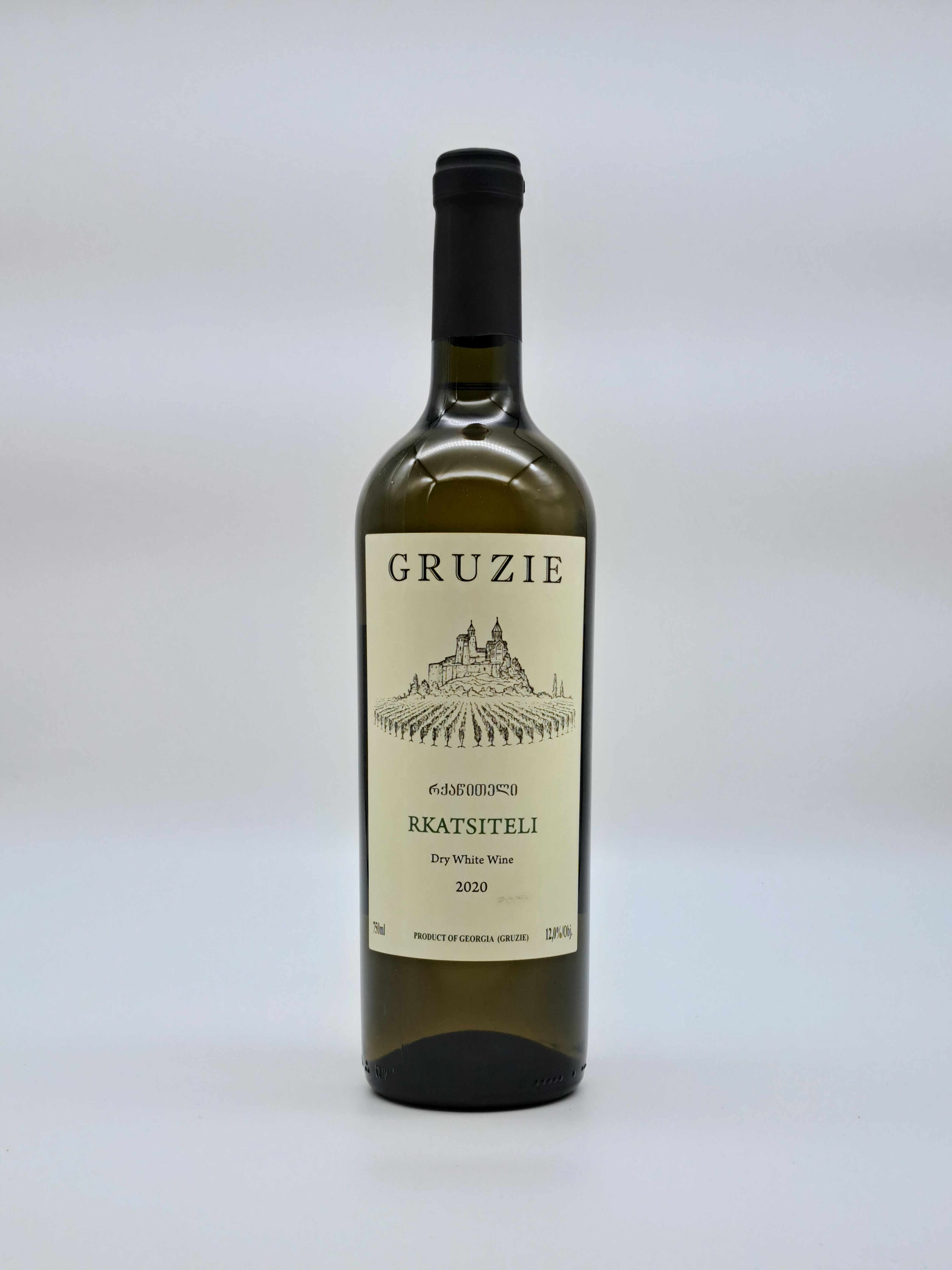 Gruzie Rkatsiteli Dry White Wine 0,75l 12% (holá láhev)