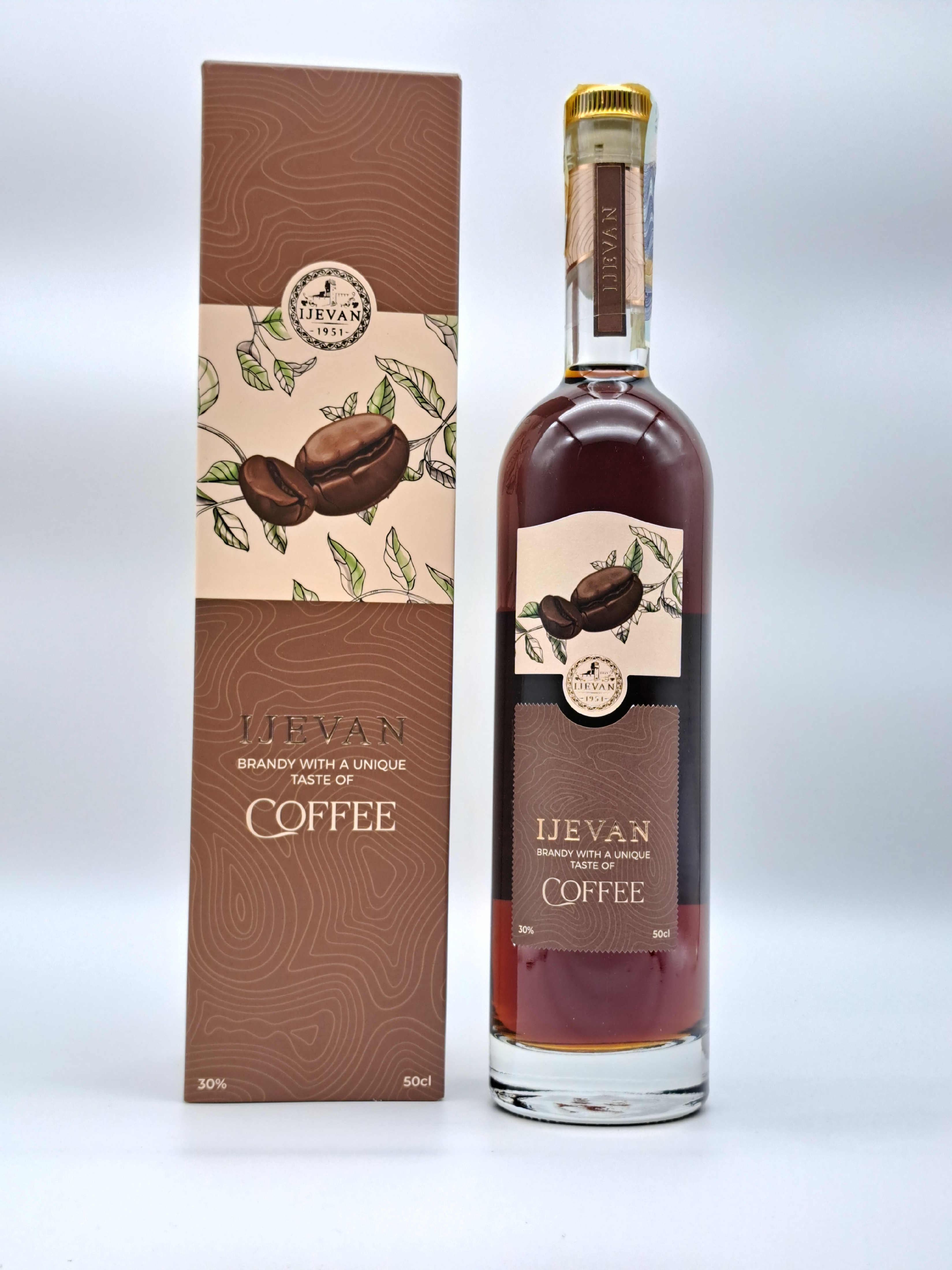 Ijevan Brandy 7y Coffee 0,5l 30% (karton)