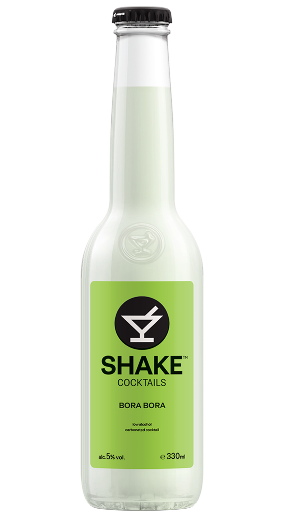 SHAKE cocktail Bora Bora 0,33l 5% (holá láhev)